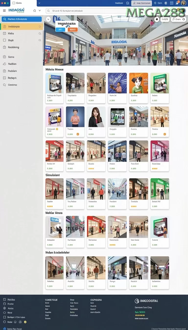 Cuplikan layar AJOTOTO — menu navigasi